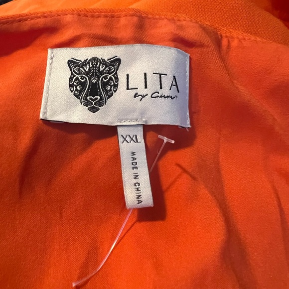 Lita by Ciara Tie Front Twist Cut Out Jumpsuit Revolve Nordstrom Resort Vacation - Picture 4 of 5